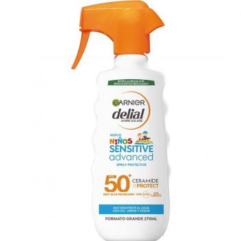 Garnier Delial Niños Sensitive Advanced Protector Solar en Spray SPF50+ con Ceramide Protect 270ml