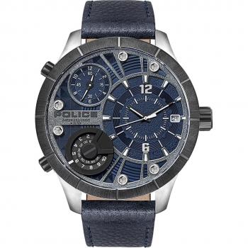 Police Men's Watch PL.BUSH.SET.20 (Ø 52 mm) - Grey/Blue/Blue Unisex