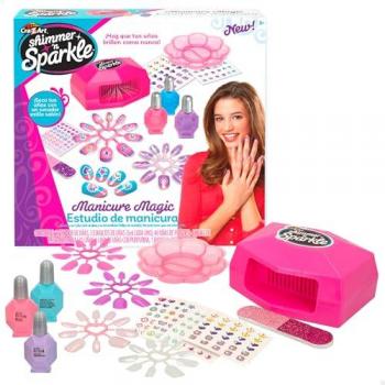Kit de Manicura Mágica para Niñas con Uñas Postizas y Esmalte - Shimmer 'n Sparkle +8 Años