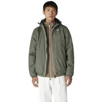 K-WAY Men's Military Green Rain Jacket - Size M
