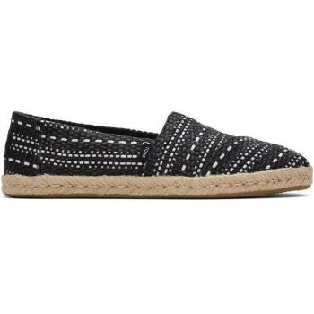 Alpargatas de mujer en lona Toms - Negro
