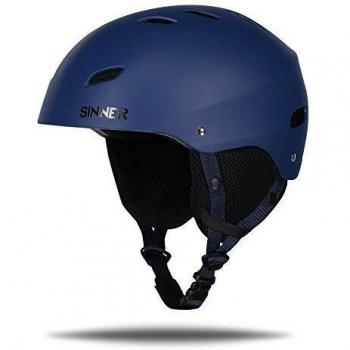 SINNER - Casco de deportes de nieve unisex para exteriores, color azul