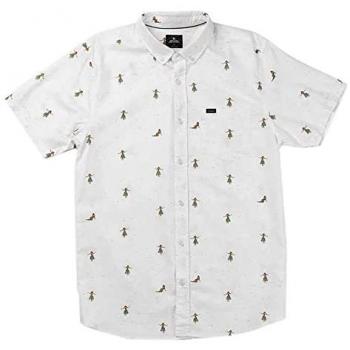 Rip Curl Hula Breach Camisa Manga Corta Hombre Blanco (L)