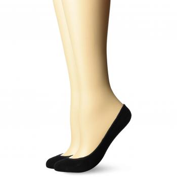 PIECES Jeannette 2 Pack Footies Noos Calcetines, Negro