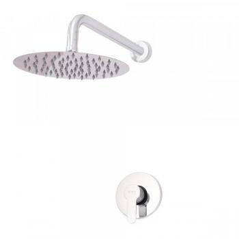 GreenIce | Conjunto de Ducha de Alta Calidad en Latón y Acero Inoxidable con Monomando [QLI-FA-CS01]