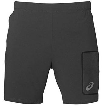 Asics Elite 7IN Pantalones Cortos, Hombre, Gris
