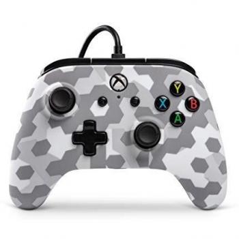 PowerA Wired Controller Officially Licensed by Microsoft Compatible with Xbox One, Xbox One S, Xbox One X & Windows 10 - Arctic Frost Camo