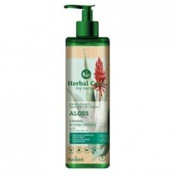 Crema Hidratante Corporal de Aloe Vera con Betaína Herbal Care Farmona 400 ml