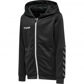 Hummel Authentic Zip Hoodie for Kids - Poly Fabric, Regular Fit