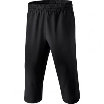 Erima Kids 3/4 Pants - Unisex Black Sports Trousers
