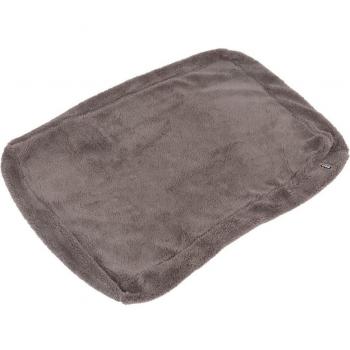 TIAKI Outdoor Colchón ortopédico para perros - Funda de felpa, gris