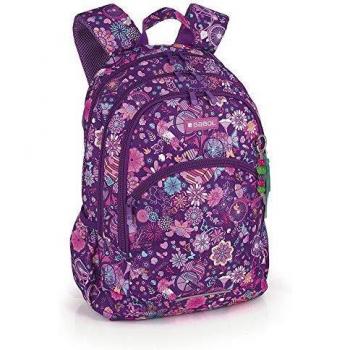 Gabol | Mochila Abril ergonómica Multibolsillos