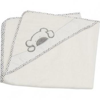 Toalla de baño con capucha Big Willi gris 100 x 100 cm