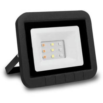 Foco Proyector LED RGB 10W 500lm de Aluminio IP65 Ahorro Energético Negro