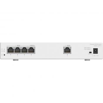 Switch Huawei S380-L4P1T con 1 puerto WAN Gigabit Ethernet y 4 puertos LAN Gigabit Ethernet con PoE de 50W