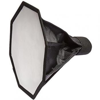 Neewer® Pro 8 / 20 cm pulgadas Universal plegable Octágono Estudio Caja de luz de difusor de flash para On cámara o Off cámara Flash Gun, para Canon 430EX II, Nikon SB600, Neewer TT560, Youngnuo, Pentax, Olympus, Panasonic Lumix Parpadea con una caja