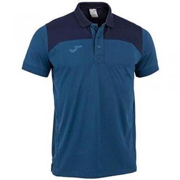 Joma Winner II Polos Caballero, Niños, Royal/Negro, 5XS