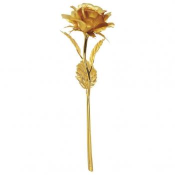 Pixnor Rosa bañada en oro de 24 K de alta pureza, una obra de arte, el mejor regalo para el día de San Valentín, Día de la madre, Navidad, cumpleaños, bodas - Hecho a mano, dura para siempre