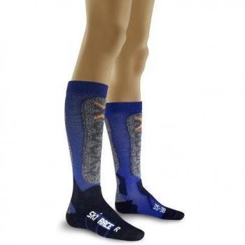 X - Socks - Calcetines de esquí infantil, tamaño 1 = 24 - 26, color cobalt / marino