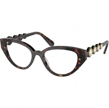 Swarovski SK2024 1002 Women’s Tortoiseshell Eyeglasses Frame Size 50 - Blue Light Block Available