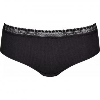 Braga Hipster Sloggi GO Ribbed - Pack de 2, Algodón Ecológico, Con Encaje, Talla XS