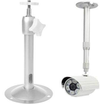 Soporte de proyector metálico ajustable a 360 grados para techo y pared, 1 unidad