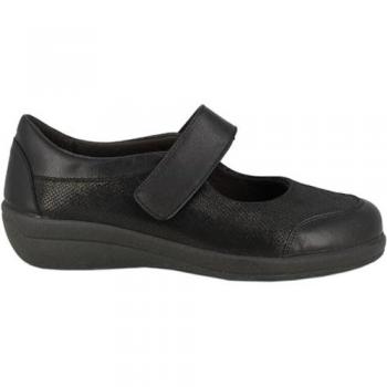 Manoletina Ortopédica Doctor Cutillas Gijon 43515, Color: Negro, Talla: 39, Suela: Goma, Tipo de producto: Calzado ortopédico para mujer