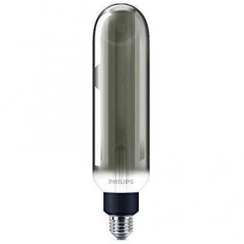 Philips - Bombilla LED 40W, E27, tubular gigante, luz blanca neutra, ahumada, regulable