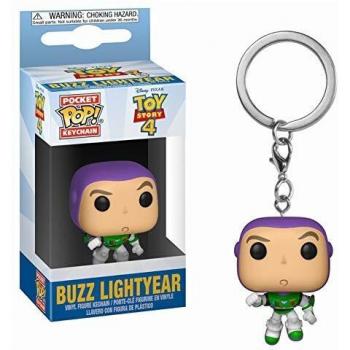 Funko- Pixar Llavero Pocket, Color Purple, Green