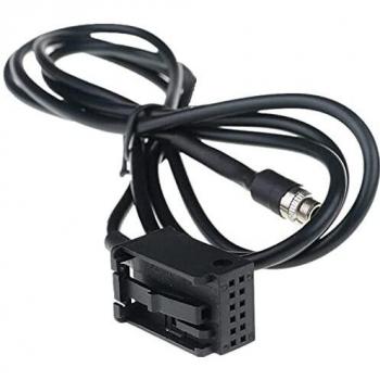 Cable Adaptador de AUX de 3,5 mm Hembra Compatible con BMW E39 E53 X5 M Z4 E83 E85 E86 X3 Mini Cooper Pod IP Android MP3