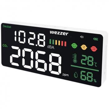 Monitor de calidad del aire y nivel de ruido Levenhuk Wezzer Air PRO CN20