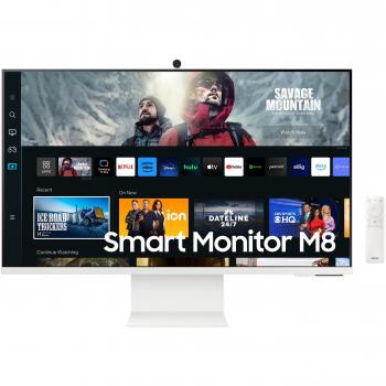 Samsung Smart Monitor M8 S32BM801UU 32 LED UltraHD 4K USB-C con Webcam y Ajuste de Altura LS32BM801UUXEN
