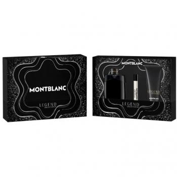 Set Montblanc Legend Eau De Parfum 100 Ml + 7,5 Ml + Gel De Ducha 100 Ml - Perfume para Hombre