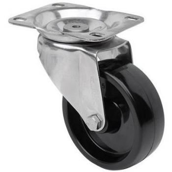 Rueda Alex Serie ZVI Inox-TT Giratorio /Platina/Sin Freno