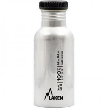 Botella de aluminio Laken 0,60 L color plata