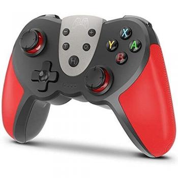 Mando para Nintendo Switch, KINGEAR Wireless Controller para Nintendo Switch Compatible con Switch/Switch Lite/PC, Mando Inalambrico para Juegos con 6 Ejes/Turbo/Control de movimiento/NFC