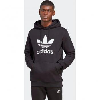 Adidas Adicolor Classics Trefoil Lightweight Hoodie for Men - Black/White Size M