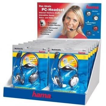 Hama - 00057193, 20-20000 Hz, 108 Db, 32 Ohmio, 6 mm, estereofonico