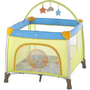 Jane  - Parque de viaje jané travel fun toys azul/pistacho