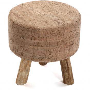 Versa 19500991 Taburete Madera Marrón 34 x 34 x 35 cm