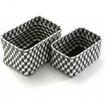 Set de Cajas Organizadoras Apilables Versa Polipropileno 2 Piezas Fusion (23 x 20 x 33 cm)
