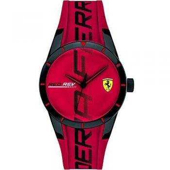 Ferrari Reloj Analógico para Unisex niños de Cuarzo con Correa en Silicone 860006