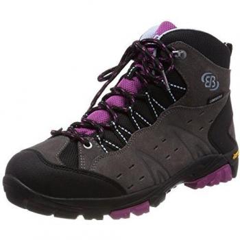 Botas de Senderismo Altas para Niños BRÜTTING MOUNT BONA 39 en Gris de Veloursleder