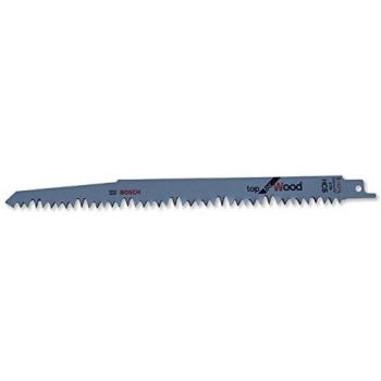 Bosch Professional Hoja de Sierra Sable S 1531 L Top for Wood, para Madera, Set de 2 Unidades, Dimensiones 240 x 19 x 1.5 mm