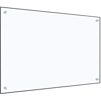 vidaXL Protector contra Salpicaduras Cocina Vidrio Templado 90x60cm Protección Herramientas Accesorios Protección Grasa al Cocinar Fiable Práctico