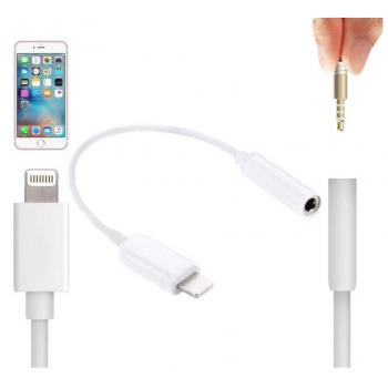 Adaptador USB Lightning a Jack 3.5mm para Auriculares iPhone 7 y 7 Plus