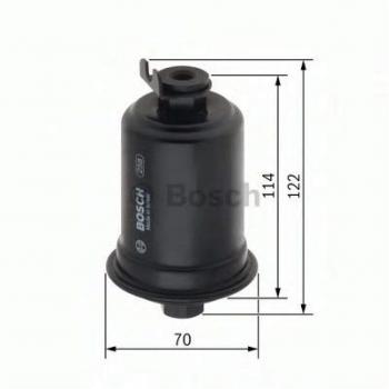 Filtro de combustible Bosch 0986450110 para motores de inyección a gasolina