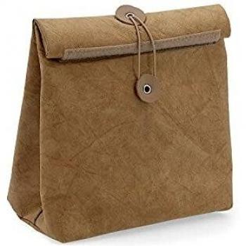 BIDASOA MIPLANETA - Bolsa Termica Enrollable marrón 21X11X32Cm
