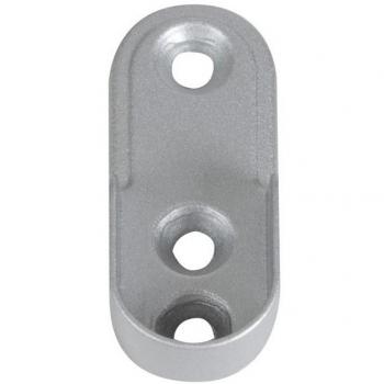 Soporte Lateral Ovalado de Aluminio 30x15 mm Pack de 100 Unidades - Ehlis