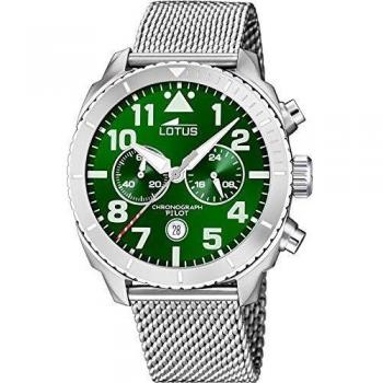 Lotus Reloj Analógico para Hombre de Cuarzo con Correa en Acero Inoxidable 18704/2